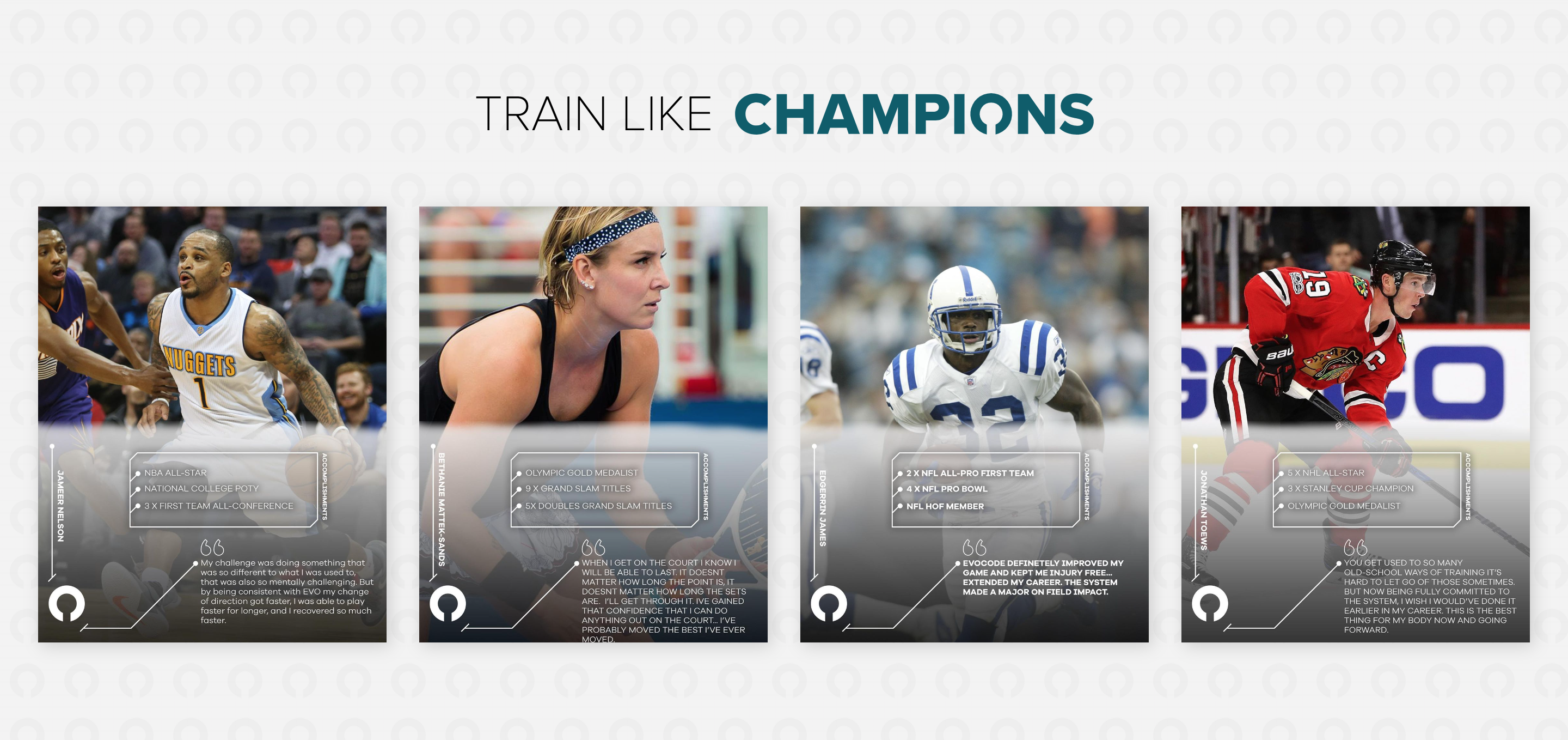 Train like champions